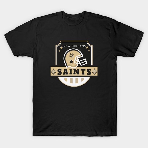 New Orleans Saints Football T-Shirt by info@dopositive.co.uk